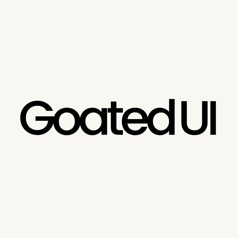 GoatedUI logo