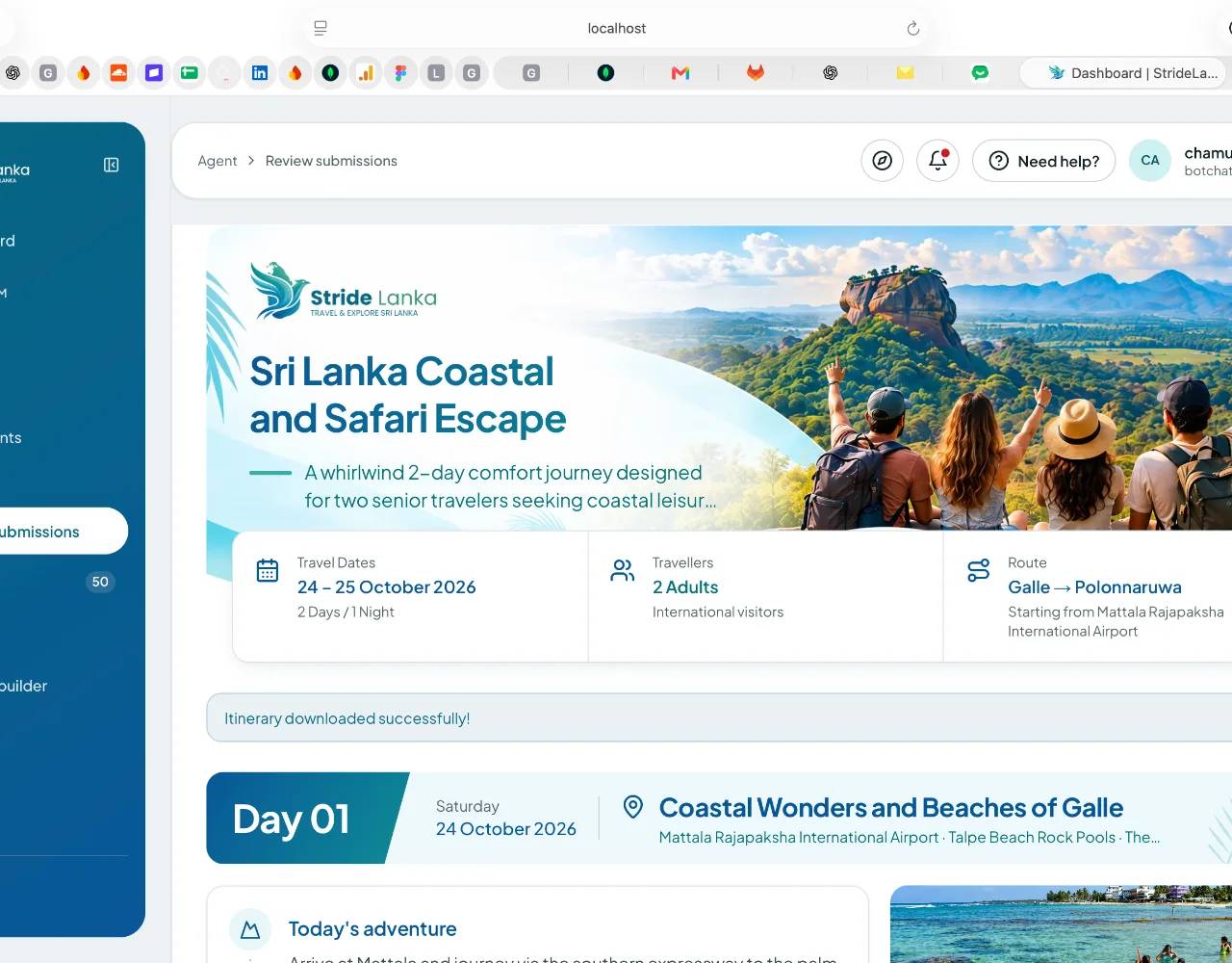 StrideLanka screenshot 1