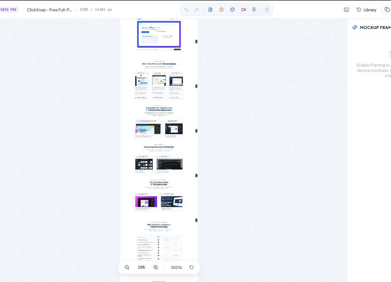 clicksnap screenshot 1