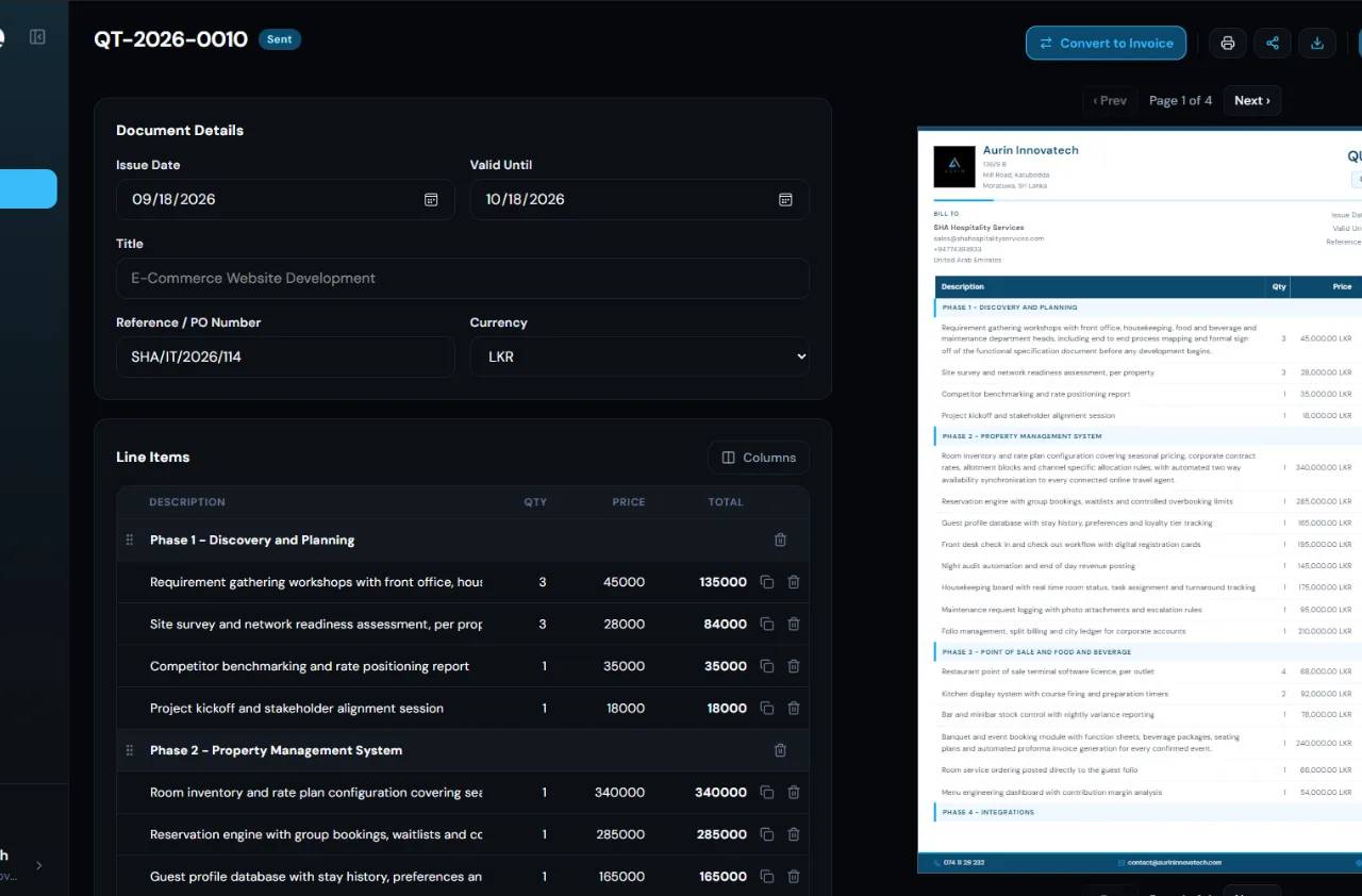 EasyQuote screenshot 1