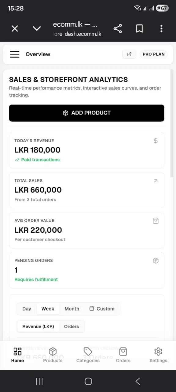 Ecomm screenshot 2