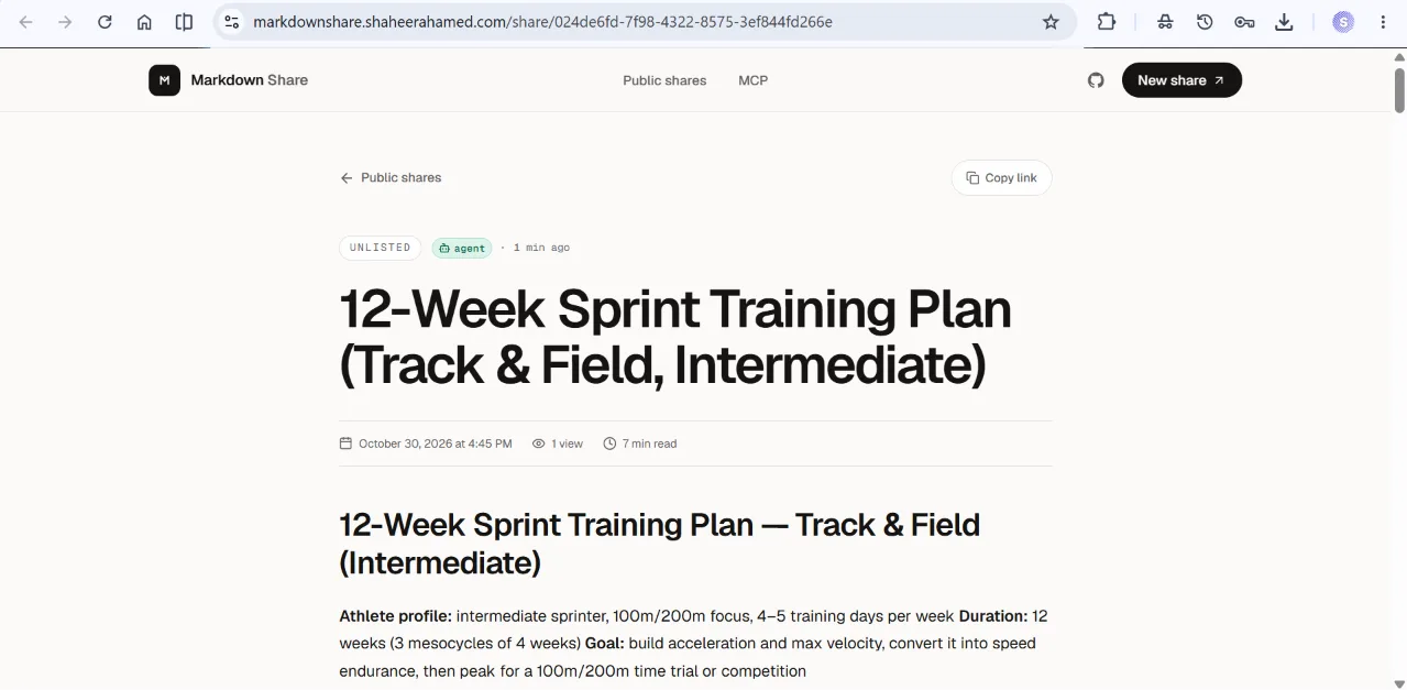 Markdown Share screenshot 4