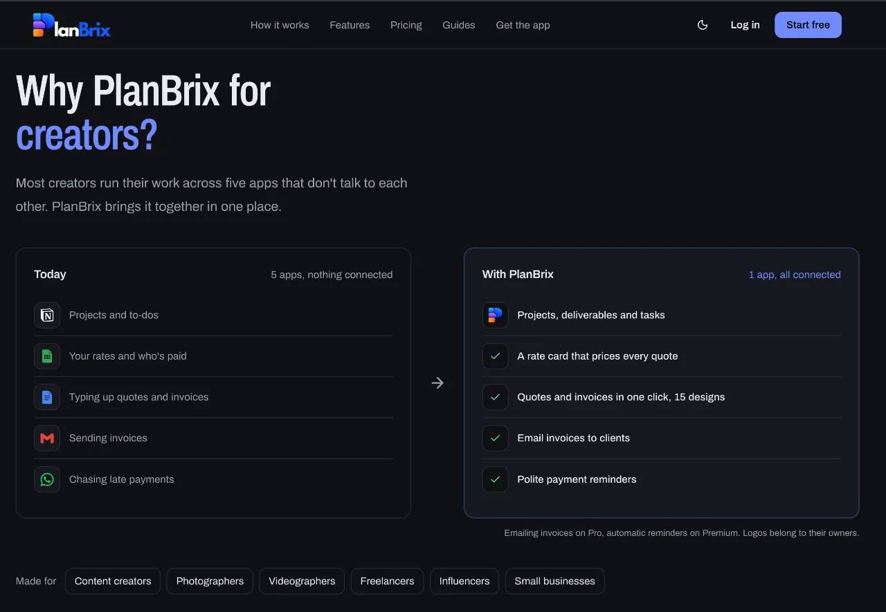 PlanBrix screenshot 2